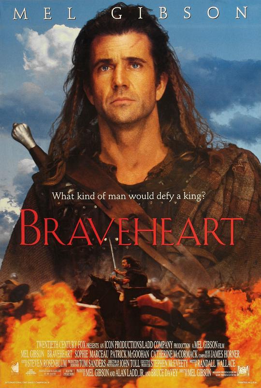 勇敢的心 惊世未了缘(港),梅尔吉勃逊之英雄本色(台),勇敢的心 Braveheart